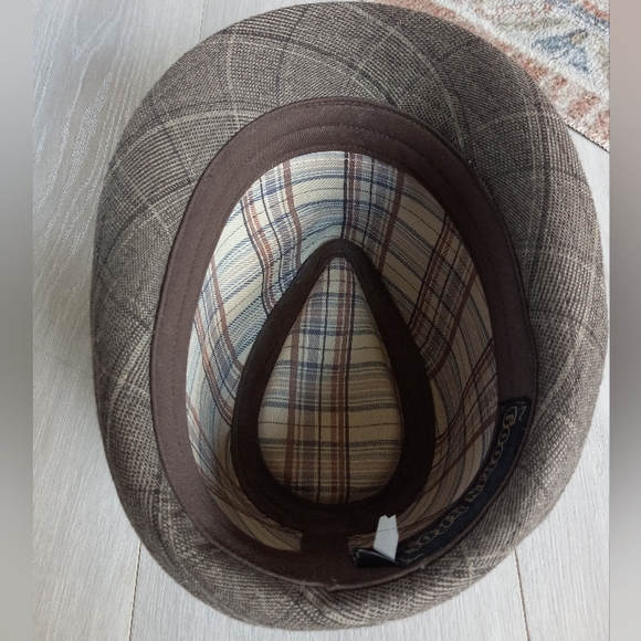 Goorin Bros. Plaid Wool Fedora EUC - Picture 8 of 9